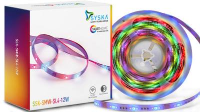 Syska Smart Wi-FI Led Strip Light 12W 5Mtr Light Strip