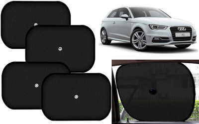 Auto Kite Side Window Sun Shade For Audi A3(Black)