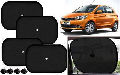 Auto Kite Side Window Sun Shade For Tata Zica(Black)