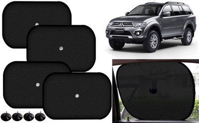 Auto Kite Side Window Sun Shade For Mitsubishi Pajero Sport(Black)