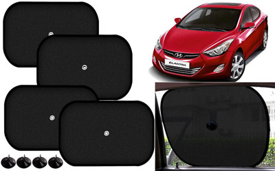 Auto Kite Side Window Sun Shade For Hyundai Elantra(Black)