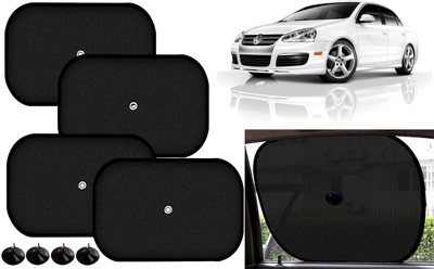 Auto Kite Side Window Sun Shade For Volkswagen Jetta(Black)