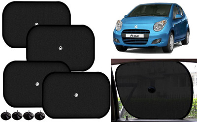 Auto Kite Side Window Sun Shade For Maruti Suzuki A-Star(Black)