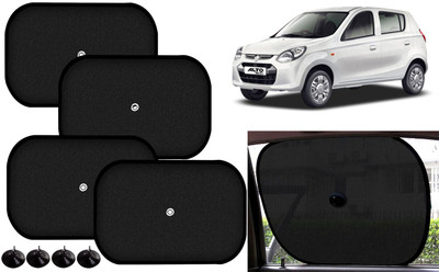 Auto Kite Side Window Sun Shade For Maruti Suzuki Alto 800(Black)