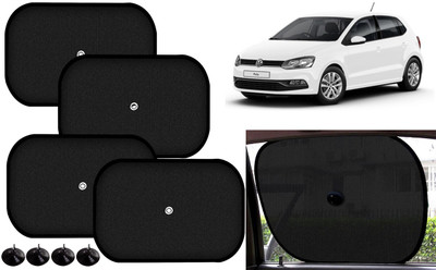 Auto Kite Side Window Sun Shade For Volkswagen Polo Exquisite(Black)