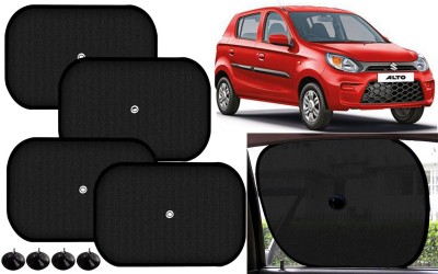 Auto Kite Side Window Sun Shade For Maruti Suzuki Alto 800(Black)