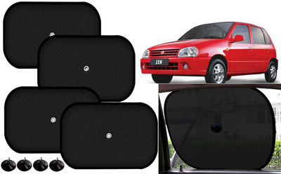Auto Kite Side Window Sun Shade For Maruti Suzuki Zen(Black)