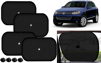 Auto Kite Side Window Sun Shade For Volkswagen Touareg(Black)