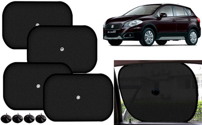 Auto Kite Side Window Sun Shade For Maruti Suzuki S-Cross(Black)