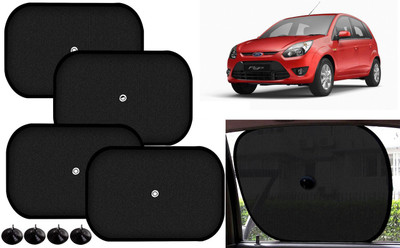 Auto Kite Side Window Sun Shade For Ford Figo(Black)