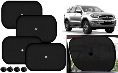 Auto Kite Side Window Sun Shade For Ford Endeavour(Black)