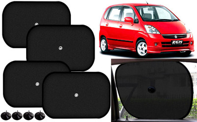 Auto Kite Side Window Sun Shade For Maruti Suzuki Zen Estilo(Black)
