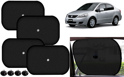 Auto Kite Side Window Sun Shade For Maruti Suzuki SX4(Black)