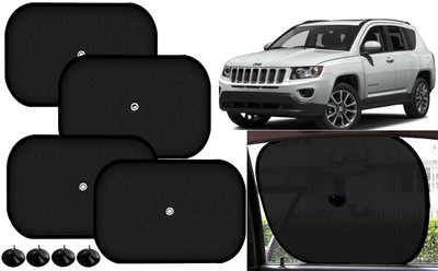 Auto Kite Side Window Sun Shade For Jeep Compass(Black)