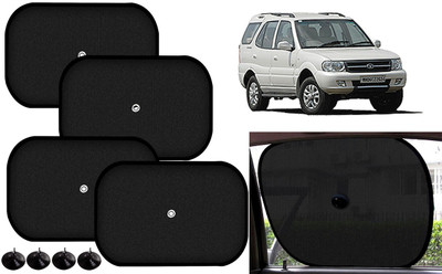 Auto Kite Side Window Sun Shade For Tata Safari Storme(Black)
