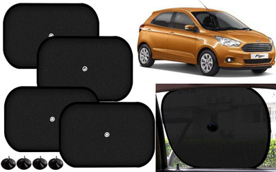 Auto Kite Side Window Sun Shade For Ford Figo(Black)