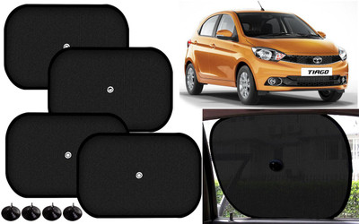 Auto Kite Side Window Sun Shade For Tata Tiago(Black)