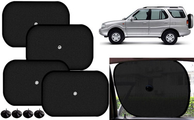 Auto Kite Side Window Sun Shade For Tata Safari(Black)