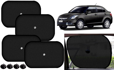 Auto Kite Side Window Sun Shade For Maruti Suzuki New Swift(Black)