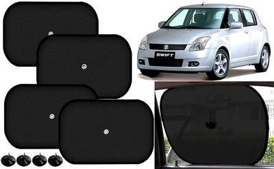 Auto Kite Side Window Sun Shade For Maruti Suzuki Swift(Black)