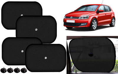 Auto Kite Side Window Sun Shade For Volkswagen Polo(Black)