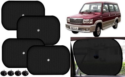 Auto Kite Side Window Sun Shade For Toyota Qualis(Black)