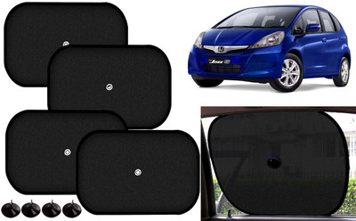 Auto Kite Side Window Sun Shade For Honda Jazz(Black)