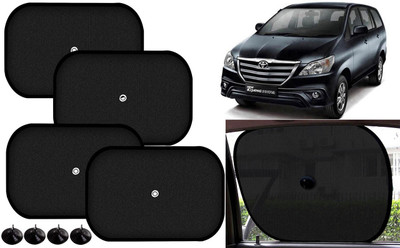 Auto Kite Side Window Sun Shade For Toyota Innova(Black)
