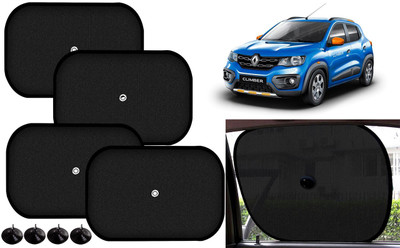 Auto Kite Side Window Sun Shade For Renault Kwid(Black)