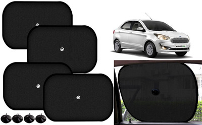 Auto Kite Side Window Sun Shade For Ford Aspire(Black)