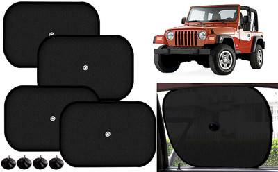 Auto Kite Side Window Sun Shade For Jeep Jeep(Black)