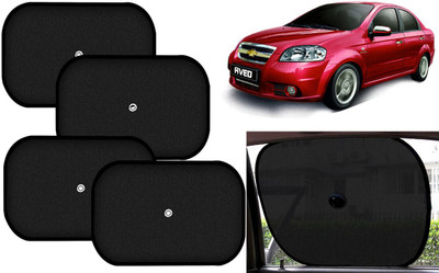 Auto Kite Side Window Sun Shade For Chevrolet Aveo(Black)