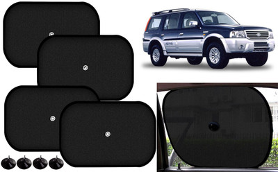 Auto Kite Side Window Sun Shade For Ford Endeavour(Black)