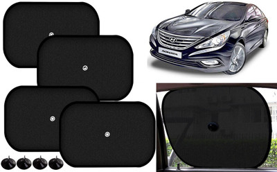 Auto Kite Side Window Sun Shade For Hyundai Sonata Fluidic(Black)