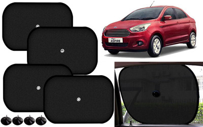 Auto Kite Side Window Sun Shade For Ford Aspire(Black)