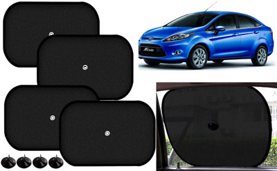 Auto Kite Side Window Sun Shade For Ford Fiesta Old(Black)