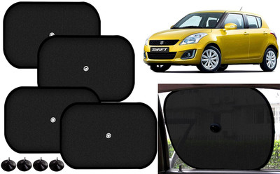 Auto Kite Side Window Sun Shade For Maruti Suzuki Swift(Black)