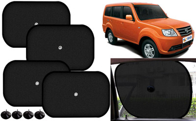 Auto Kite Side Window Sun Shade For Tata Grand Dicor(Black)