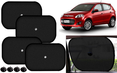 Auto Kite Side Window Sun Shade For Fiat Palio(Black)
