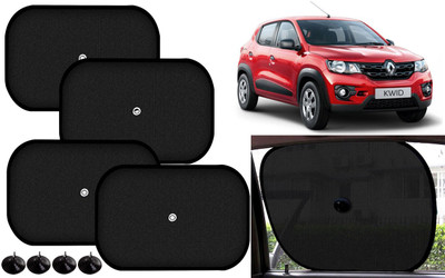 Auto Kite Side Window Sun Shade For Renault Kwid(Black)
