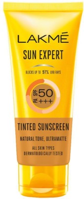 Lakmé Sun Expert Tinted Sunscreen 50 SPF - SPF SPF 50 PA+++ (100 g)