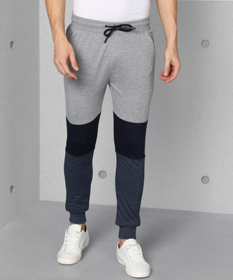 METRONAUT Colorblock Men Blue, Grey Track Pants
