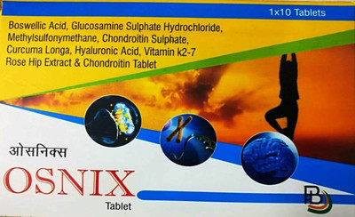 PHOENIX Osnix - Glucosamine, Curcumin, Vitamin D3, K2-7 (2 x 10 Tabs) for Joints care(2 x 10 Tablets)