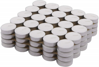 Flipkart SmartBuy 100Pcs White Candle (White, Pack of 100)