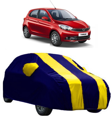AutoRock Car Cover For Tata Tiago (With Mirror Pockets)(Yellow)