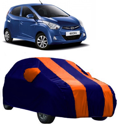 AutoKick Car Cover For Hyundai Eon (With Mirror Pockets)(Multicolor)
