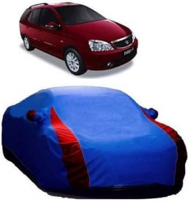 Genipap Car Cover For Tata Indigo XL (With Mirror Pockets)(Blue)