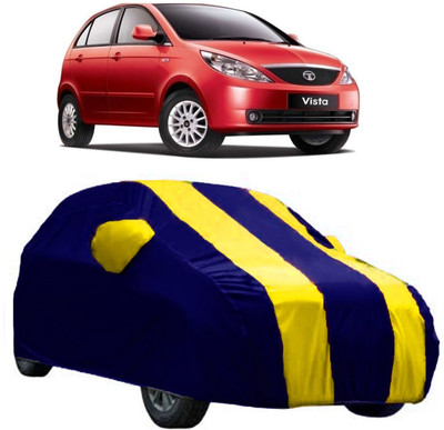 Elegance Car Cover For Tata Vista Tech (With Mirror Pockets)(Yellow)