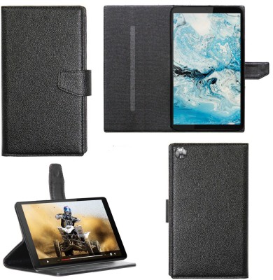 Gizmofreaks Flip Cover for Lenovo Tab M8 2nd Gen 8 inch(Black, Cases with Holder, Pack of: 1)