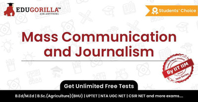 EduGorilla Mass Communication and Journalism(Online Test Series)